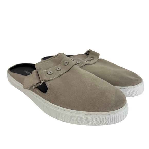 Rebecca Minkoff Sonia Women's Brown Taupe Slip-On Mules Flats Studded
Size 9.5 - Picture 2 of 10